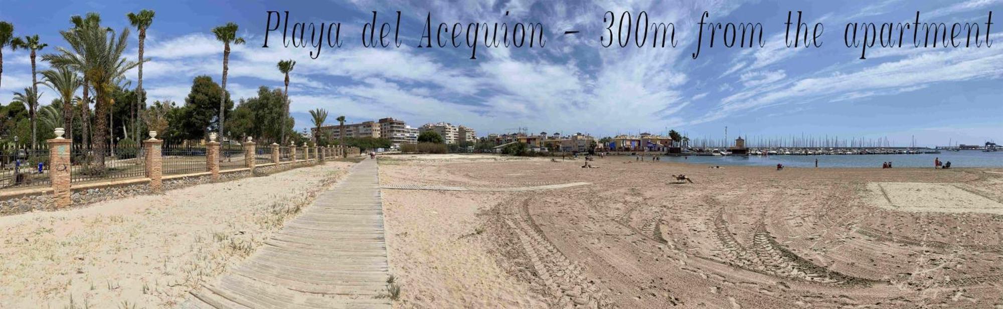 Casa Solecito Torrevieja Sunny Apartment Close To Marina And Playa Acequion Bagian luar foto